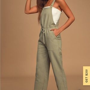 Lulus green jumpsuit